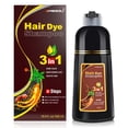 thumbnail image 1 of Champú de color KINGMING, marrón oscuro, 500 ml, cobertura para cabello gris, 1 of 6