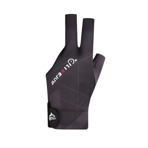 TELOLY Billiard Pool Gloves for Left Hand Breathable Three Finger Cue Shooter Pool Gloves Snooker Cue Sport Glove for Women Men