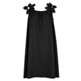thumbnail image 4 of Ohufall Women's Dress Loose Sling Solid Color Knee-Length Dress Casual Vacation Comfort Dress, 4 of 6
