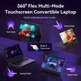 thumbnail image 4 of 15.6" Touchscreen Laptop,256GB SSD 8GB RAM,Windows 11 Pro,360° Foldable 2 in 1 Laptop Computer,MS Office 365,Intel Core (up to 3.4 GHz)Processor,FHD Display, 4 of 9