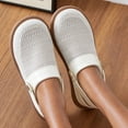 thumbnail image 2 of CAIXAI Wide Walking Shoes for Women Adjustable Upper Womens Walking Sneakers Casual Closed Toe on Womens Walking Shoes Knit Upper Embroidery Mary Jane Flats Women Hands Free Sports Shoes, 2 of 8
