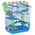 thumbnail image 2 of PawHut Hamster Cage with Wheel and Water Bottle, 2 of 9