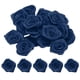 thumbnail image 1 of Uxcell 50pcs 3cm Rosas de Cinta para Manualidades Flores de Tela Artificiales, Azul Marino, 1 of 5