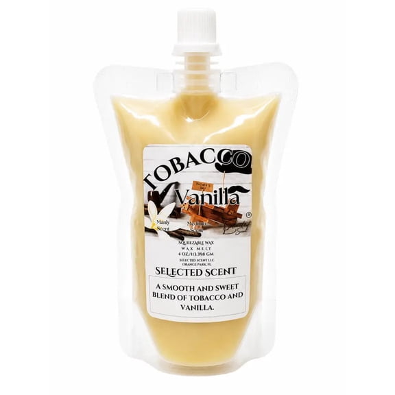 Tobacco Vanilla Squeezable Wax Melt (4Ounces)