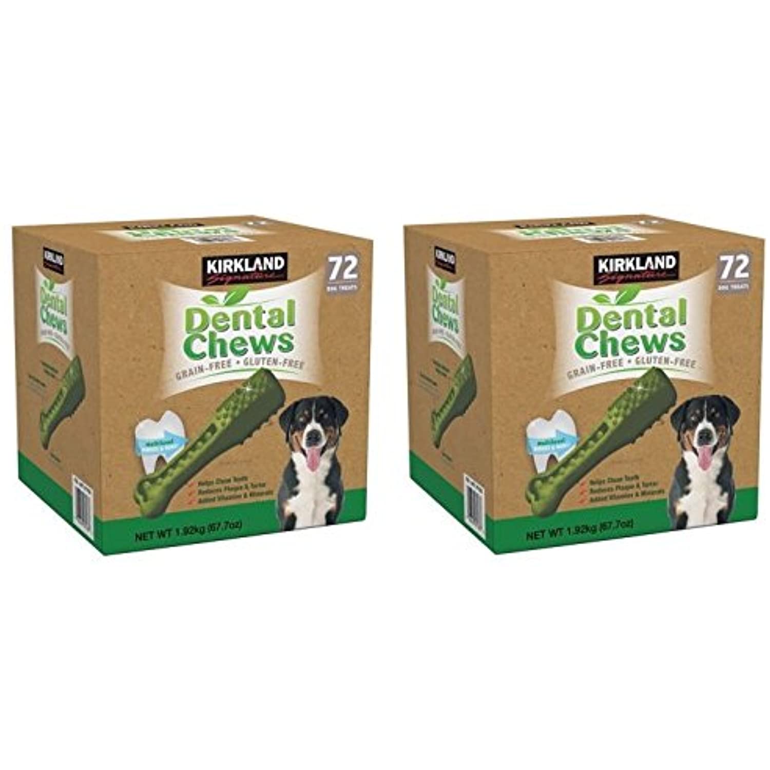 Kirkland Signature Dental Chews Dog Treats, 144 Count