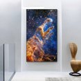 thumbnail image 2 of James Webb Telescope Pillars Of Creation Canvas Print Wall Art Poster Dying Star Space Photo for Living Room Home Decor Cuadros, 2 of 5