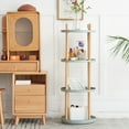 thumbnail image 6 of Solid Wood 360° Rotating Bookcase - Large-Capacity Storage in Living Spaces, 6 of 6