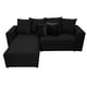 thumbnail image 5 of Sala Esquinera Modular El Bazar Store Lombar Negro 220 x 160 cm, Tela Lino nacional, 5 of 6