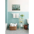 thumbnail image 5 of Flowers Bathroom Wall Art Farmhouse Floral in Mason Vase Bathroom Pictures Wall Decor Teal Bathroom Canvas Painting Prints Rustic Butterfly Country Framed Artwork for Bathroom Laundry Room 12"x16", 5 of 6