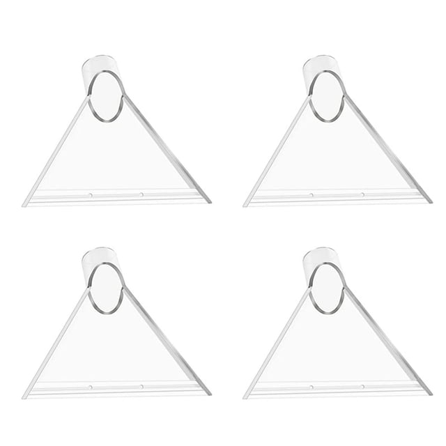4X Herramienta extractora Cabezal transparente grande para limpieza de tapicería y alfombras, Varilla de aspiración para detalles de automóviles para extractores portátiles A