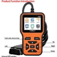 thumbnail image 4 of OBD2 Scanner Diagnostic Tool - Check Engine Light Code Scanner Tool with Reset, DTC, Data Stream, I/M Readiness, Car & Truck Scan Tool for All Vehicles Since 1996, escaner automotriz,Orange, 4 of 8
