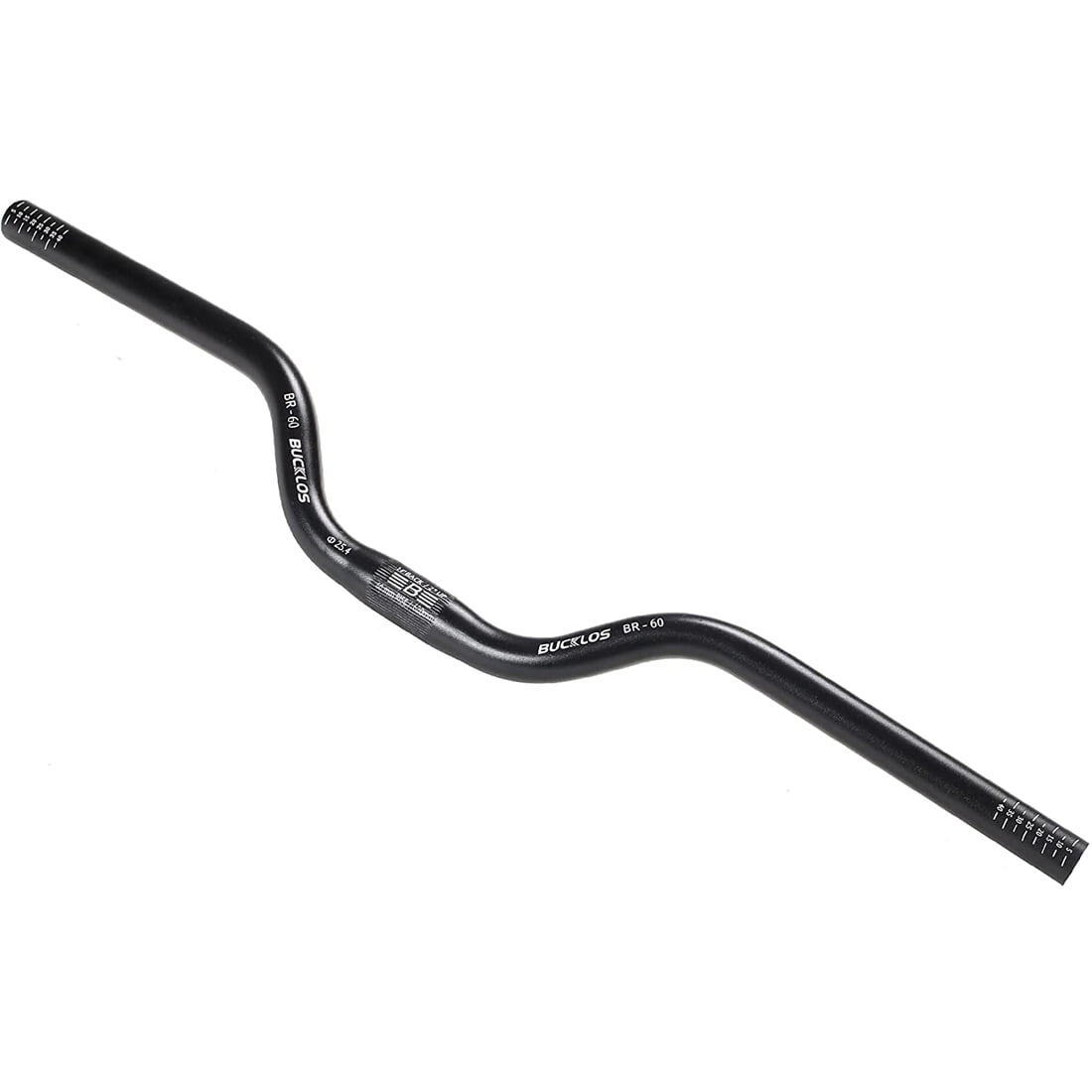 BUCKLOS Mountain Bike Handlebars 25.4mm Rise 20/40/60/100mm Aluminum