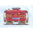 thumbnail image 2 of Marmont Hill "Red Train" by Reesa Qualia Painting Print on Wrapped Canvas, 2 of 5