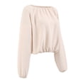 thumbnail image 3 of Blusa George para Mujer, Manga Larga Blanco Talla EG, 3 of 4