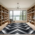 thumbnail image 2 of ODIKA 6' x 9' Machine Washable Non-Slip Area Rug, geometric geometric High Traffic Rug, Gray, 1102584, 2 of 7