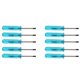 thumbnail image 2 of Kit de 10 mini destornilladores azules de juguete de 2 mm para reparación de cruces, 2 of 7