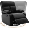 thumbnail image 1 of Sillón Reclinable Giratorio con Mecedora, Silla Reclinable Mecedora para Espacios Pequeños, Silla Reclinable Mecedora Pequeña, Sillas Mecedoras para Guardería para Sala de Estar, Casa Rodante, 1 of 8