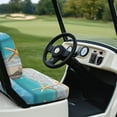 thumbnail image 4 of Binienty Starfish Ocean Golfcart Seat Cover Kit Breathable Anti-slip Golf Cart Seat Covers for 2-Person Seats Ezgo Txt Golf Club Car Accessories, 4 of 8