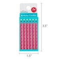 thumbnail image 5 of Pink Spiral Birthday Candles, 24 Count, by Way To Celebrate, 5 of 6