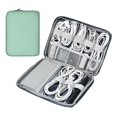 thumbnail image 1 of Funda de viaje Cord Organizer miloocul de piel impermeable, color verde, 1 of 6