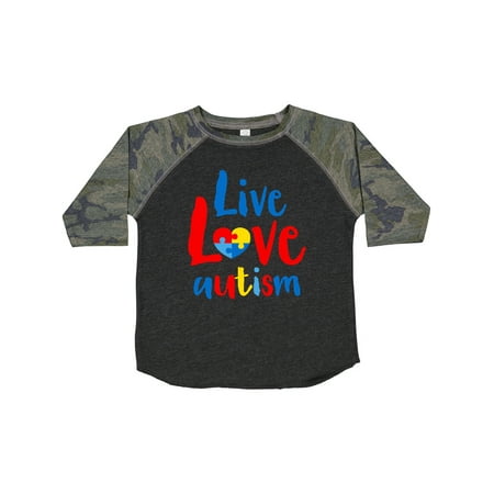 

Inktastic Live Love Autism Gift Toddler Boy or Toddler Girl T-Shirt