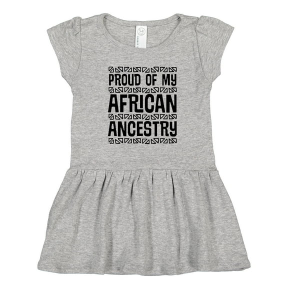 Inktastic Black History Proud African Ancestry Girls Toddler Dress