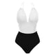 thumbnail image 4 of Trajes de baño para mujer, Trajes de baño para mujer, Trajes de baño de color liso para mujer, Trajes de baño con tirantes para mujer, 4 of 5