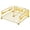 B, variant on Metal Flat Napkin Holder With Weighted Arm, Rustic Paper Napkin Dispenser For Kitchen And Dining Table, Gold Napkin Caddy For Farmhouse Restaurant And Hotel, Gold (Multicolor, 18*18CM)