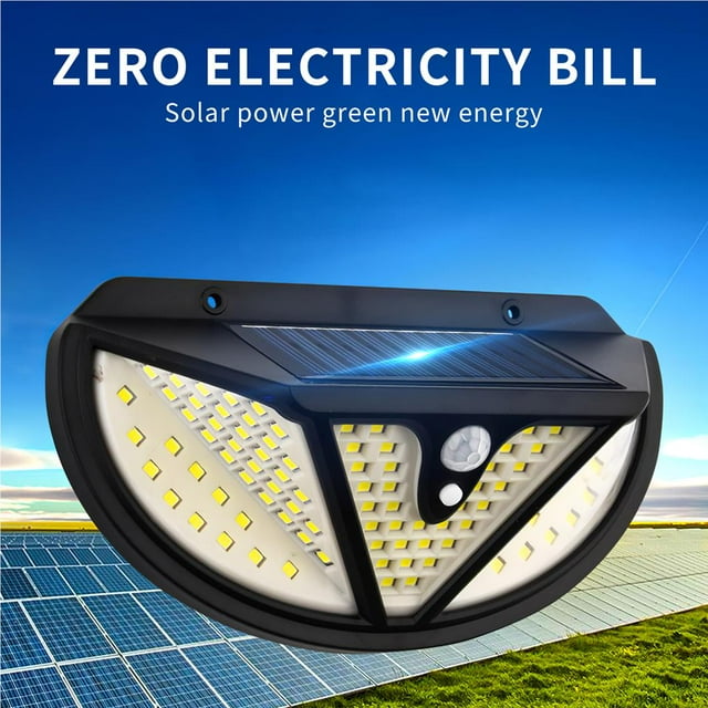Lampe Murale Paysagère Solaire Étanche, Veilleuse de Cour Solaire, Économie d'Énergie, Veilleuse Murale de Cour avec Panneau Solaire pour Jardin Extérieur