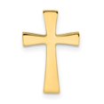 thumbnail image 1 of Quality Gold K6155 14K Yellow Gold Polished Cross Chain Slide Pendant, 1 of 1