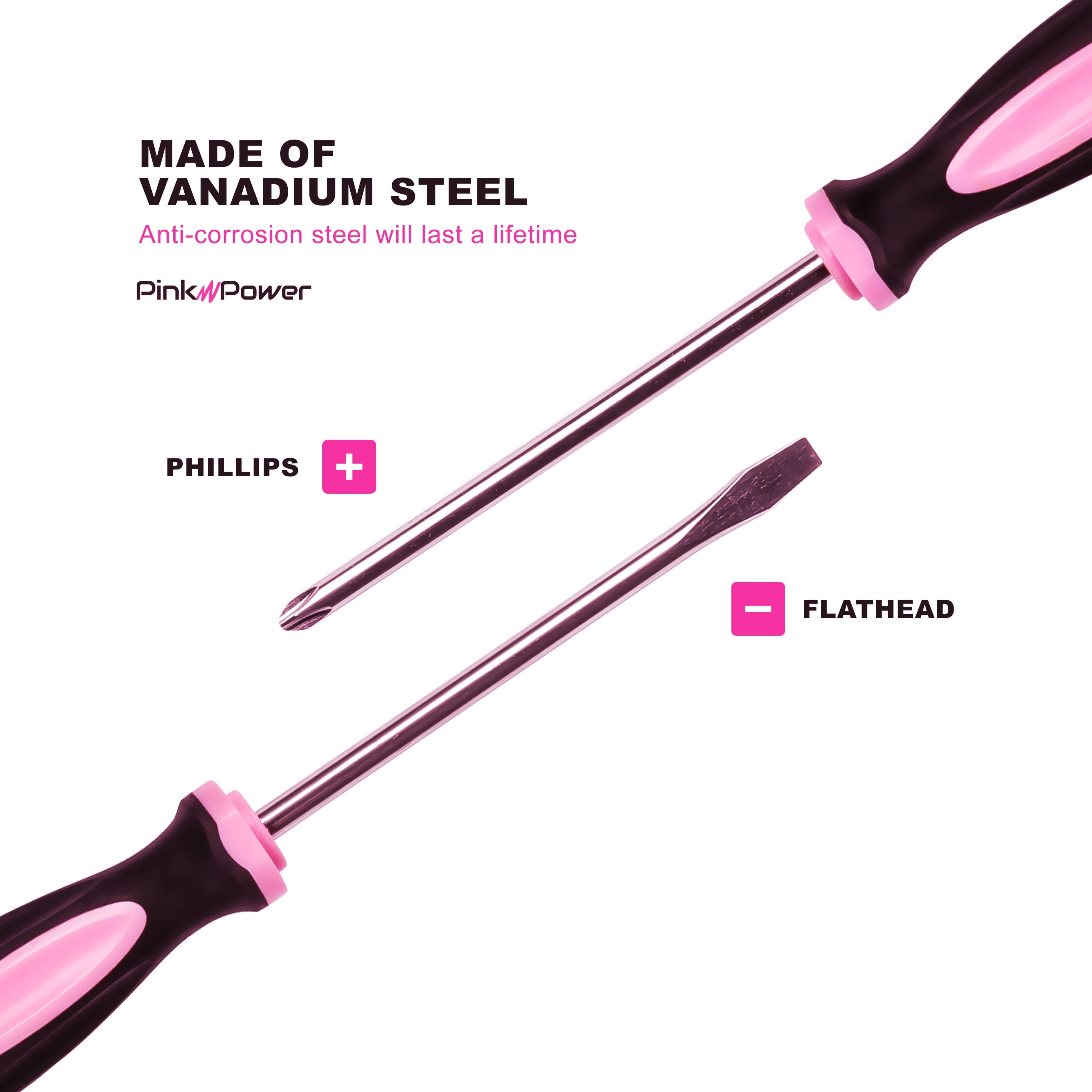 Pink screwdriver outlet