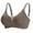Khaki, variant on Women's Plus Size XL Comfortable Bra - 100% Polyester Soft Fabric, Pink Color, Adjustable Straps - Good Support for Everyday Wear