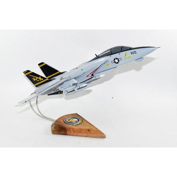 VF-32 Fighting Swordsmen F-14b (2003) Model, 1/42 (18") Scale, Mahogany, Navy, Fighter