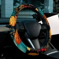 thumbnail image 6 of Turkey Printed 14.5 Inch PVC Leather Steering Wheel Cover Auto Accessories, 6 of 6