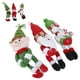 thumbnail image 4 of Lindo juego de funda para botella de vino de muñeco de nieve de Papá Noel - Decoración de mesa de fiesta navideña, 4 of 10