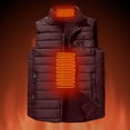 thumbnail image 4 of ATOGUTA Kids Winter Heated Vest Lightweight Electric Heating Puffer Vest（No Power Bank Included） Size 11-16, Wine, 4 of 6