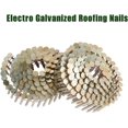 thumbnail image 3 of labwork 7200 Count Siding Nails 15 Degree 1-1/4 Inch x 0.12 Inch Collated Wire Coil Full Round Head Ring Shank Electro Galvanized Roofing Nails, 3 of 6