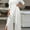 White, variant on ZOELNIC Women's Elegant One Shoulder Long Sleeves Split Wide Leg Pants Clubwear Party Dressy Jumpsuits, S