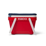 Igloo 25 QT Picnic Basket Cooler, Red - Walmart.com