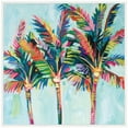 thumbnail image 5 of Kate and Laurel Rainbow Coconuts Framed Canvas Wall Art  by Rachel Christopoulous 30 x 30 Sylvie White, Coastal, Tropical, Beach, Landscapes Art for Wall Decor, Living Room, Bedroom, 5 of 8