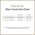 thumbnail image 3 of Gold Toe Men's Socks No Show 6-Pack Liner Breathable Soft Cotton Blend Slightly Irregular Brown Heather, 3 of 3