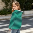 thumbnail image 6 of PureCasa Girls' Sweatshirts 3-14 Years Pullover Hoodie Long Sleeve Drawstring Oversized Street Sweatshirts with Pocket, 6 of 9