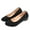 Black, variant on Luxalzxs Women’s Low Block Chunky Heels Pumps Ladies Elegant Closed Round Toe Dress Pumps Shoes Low Platform Office Working Pumps Shoes