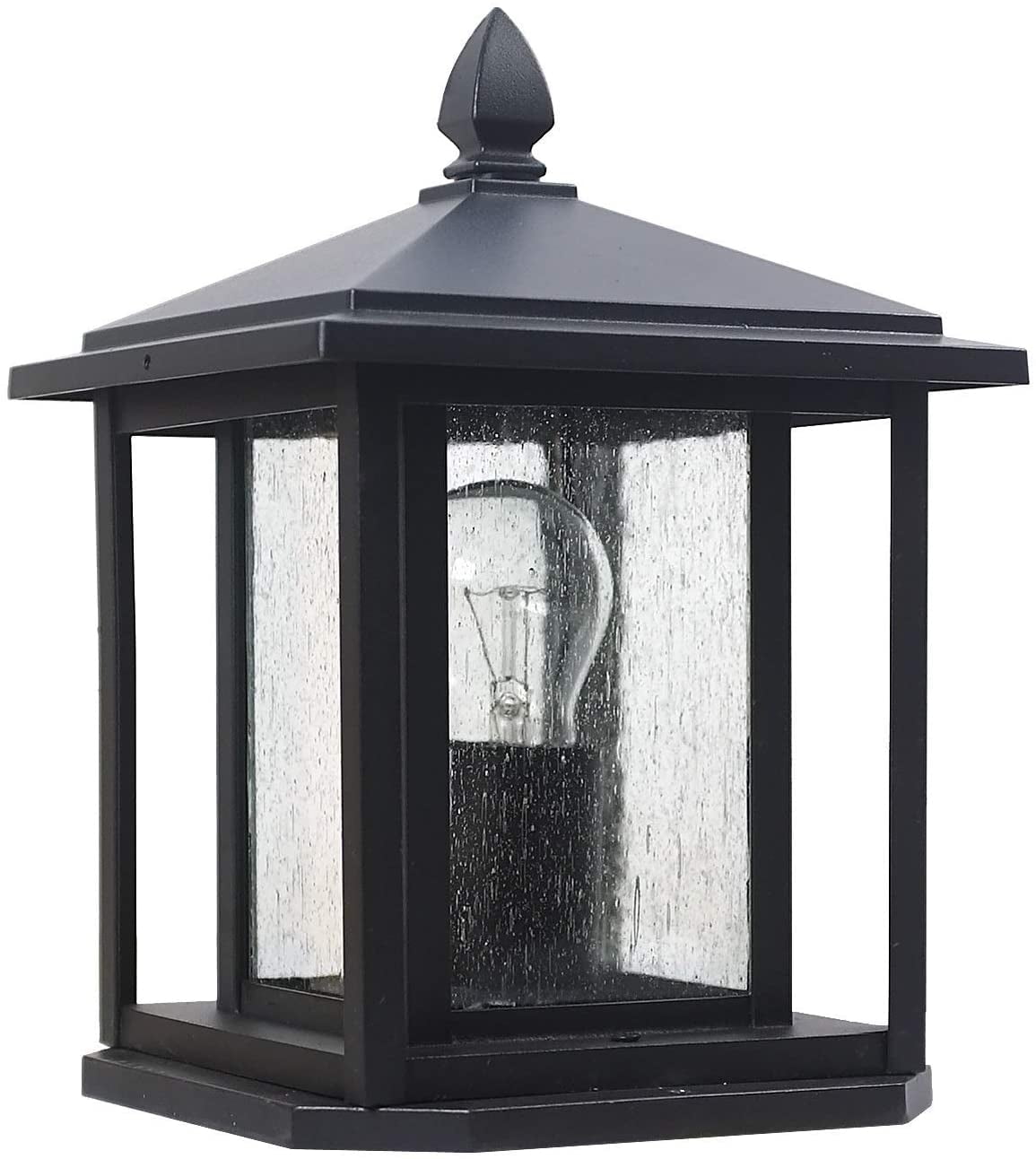 Berlato Traditional Square Headlight Column Waterproof Outdoor Pillar