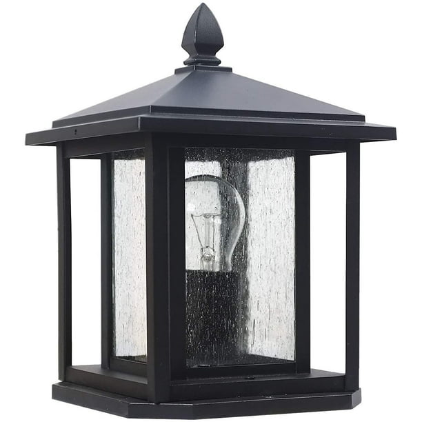 Berlato Traditional Square Headlight Column Waterproof Outdoor Pillar