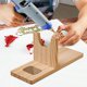 thumbnail image 5 of Soporte de madera para pegamento caliente, soporte para herramientas de pegamento caliente de mesa, organizador de escritorio para taller con almohadilla antigoteo mediana, 5 of 9