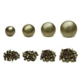 thumbnail image 4 of pack Vintage Bronze Upholstery Nails Tacks Thumb Tacks Pushpins 11x11mm, 4 of 7