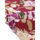 thumbnail image 5 of Falda midi envolvente bohemia floral tropical para mujer Inspire Chic M rojo profundo, 5 of 6
