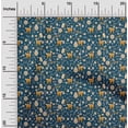 thumbnail image 2 of oneOone Cotton Cambric Teal Blue Fabric Animal Diy Clothing Quilting Fabric Print Fabric By Yard 56 Inch Wide, 2 of 5