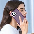 thumbnail image 6 of Decase for iPhone 15 Plus Translucent Case,Military Grade Anti-Drop Rugged Shockproof Anti-Yellowing Protection Cover,Anti-Scratch Soft TPU + Hard PC Hybrid Back Cover for iPhone 15 Plus,Darkpurple, 6 of 6